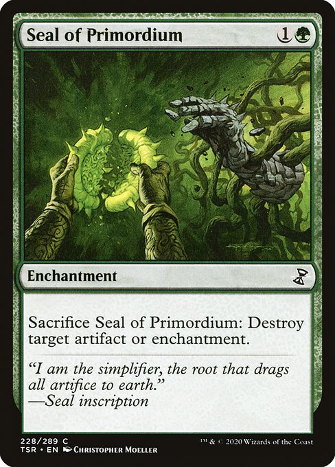 Time Spiral Remastered - 228 - Seal of Primordium - Common - G - Non-foil