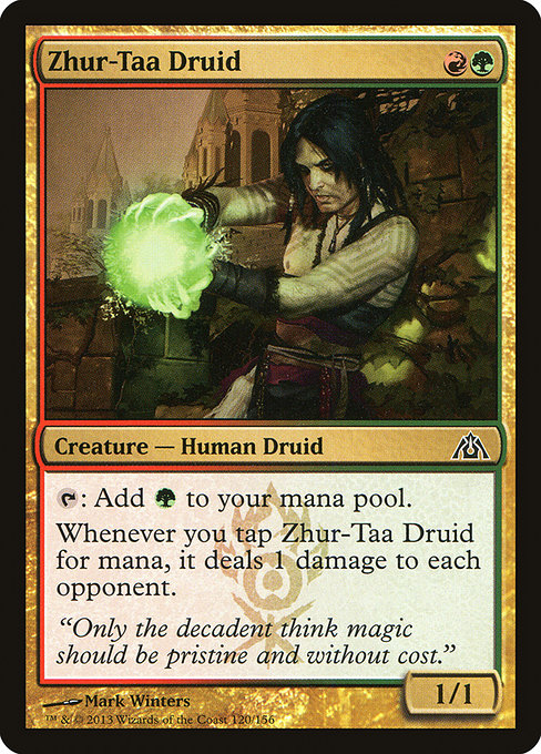 Dragon's Maze - 120 - Zhur-Taa Druid - Common - RG - Non-foil