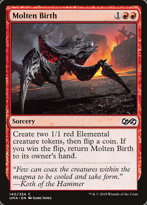 Ultimate Masters - 140 - Molten Birth - Common - R - Non-foil