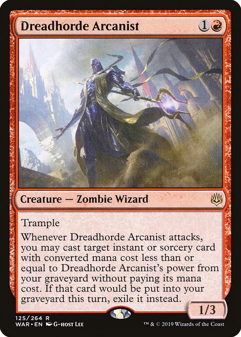 War of the Spark - 125 - Dreadhorde Arcanist - Rare - R - Non-foil