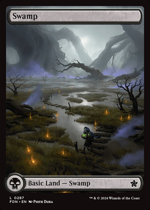 Foundations - 287 - Swamp - Common - C - Foil