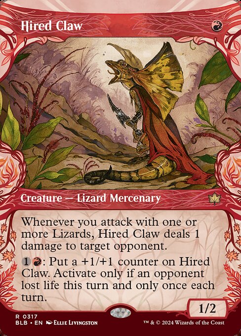 Bloomburrow - 317 - Hired Claw - Rare - R - Non-foil