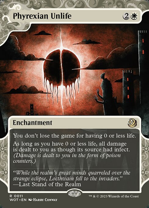 Wilds of Eldraine: Enchanting Tales - 11 - Phyrexian Unlife - Rare - W - Non-foil