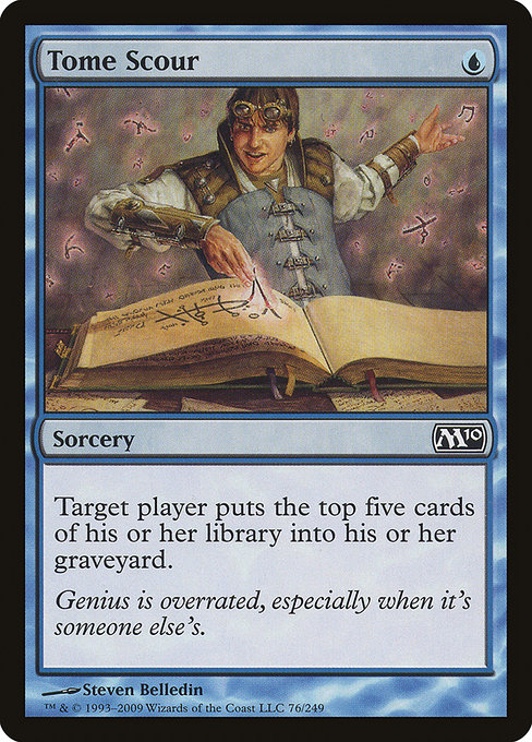 Magic 2010 - 76 - Tome Scour - Common - U - Non-foil
