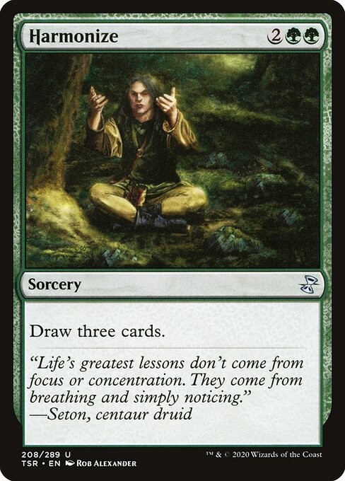Time Spiral Remastered - 208 - Harmonize - Uncommon - G - Non-foil