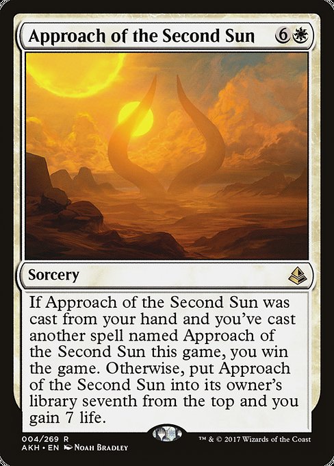 Amonkhet - 4 - Approach of the Second Sun - Rare - W - Non-foil