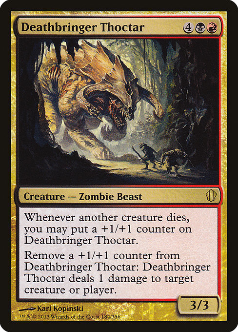 Commander 2013 - 184 - Deathbringer Thoctar - Rare - BR - Non-foil