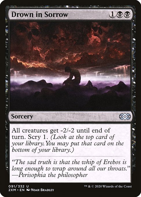 Double Masters - 91 - Drown in Sorrow - Uncommon - B - Non-foil