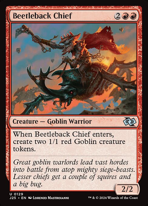 Foundations Jumpstart - 129 - Beetleback Chief - Uncommon - R - Non-foil