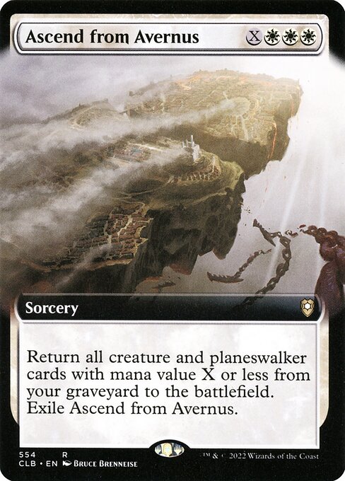 Commander Legends: Battle for Baldur's Gate - 554 - Ascend from Avernus - Rare - W - Non-foil