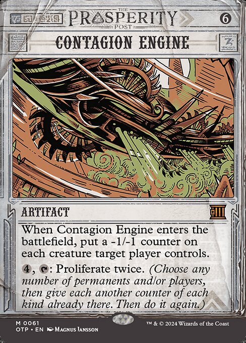 Breaking News - 61 - Contagion Engine - Mythic - C - Non-foil