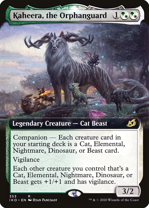 Ikoria: Lair of Behemoths - 353 - Kaheera, the Orphanguard - Rare - WG - Non-foil