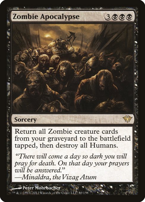 Dark Ascension - 80 - Zombie Apocalypse - Rare - B - Non-foil