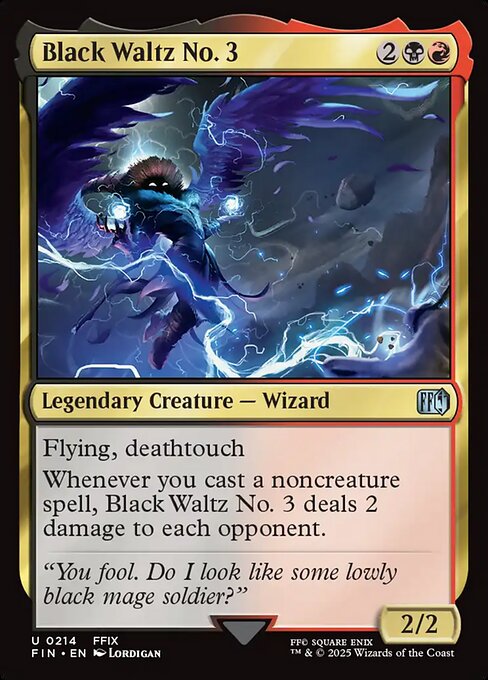 Final Fantasy - 214 - Black Waltz No. 3 - Uncommon - BR - Non-foil