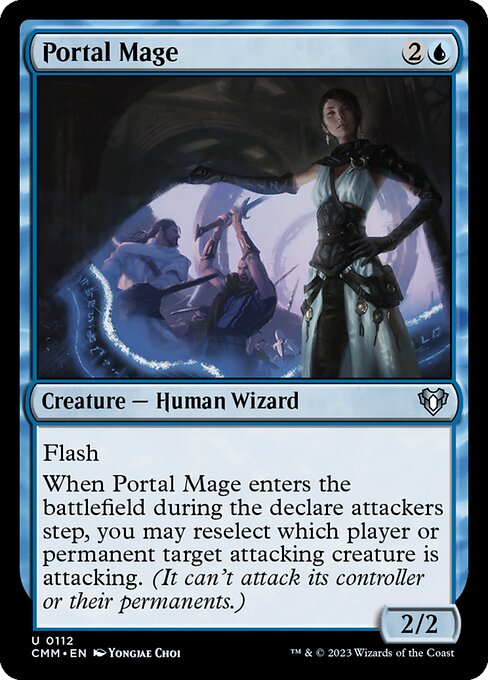 Commander Masters - 112 - Portal Mage - Uncommon - U - Non-foil