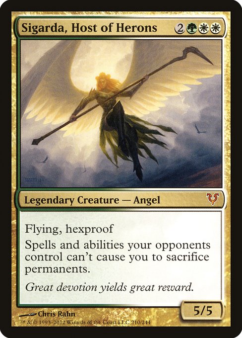 Avacyn Restored - 210 - Sigarda, Host of Herons - Mythic - WG - Non-foil