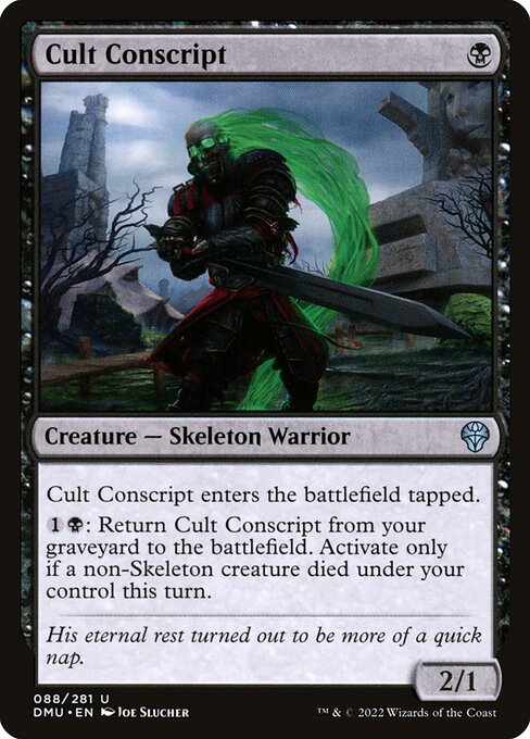 Dominaria United - 88 - Cult Conscript - Uncommon - B - Non-foil