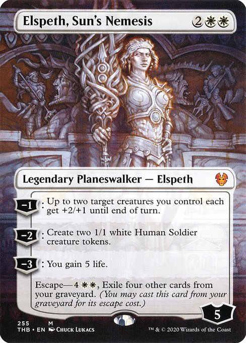 Theros Beyond Death - 255 - Elspeth, Sun's Nemesis - Mythic - W - Non-foil
