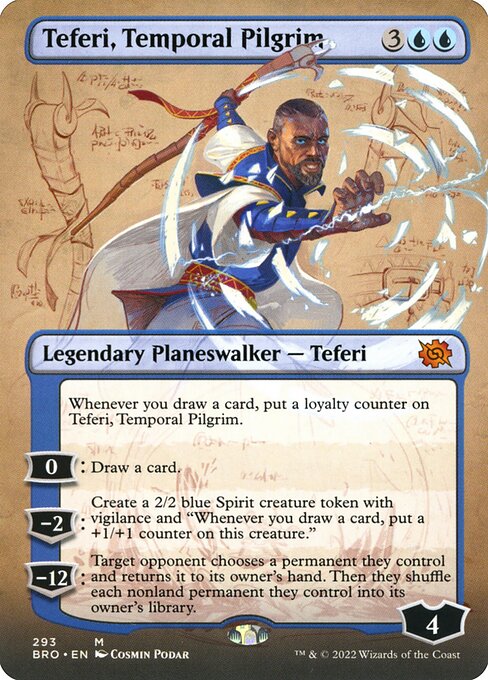 The Brothers' War - 293 - Teferi, Temporal Pilgrim - Mythic - U - Non-foil