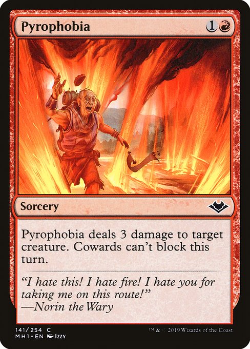 Modern Horizons - 141 - Pyrophobia - Common - R - Non-foil