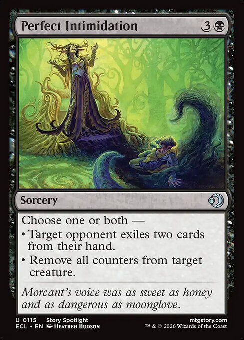 Lorwyn Eclipsed - 115 - Perfect Intimidation - Uncommon - B - Non-foil