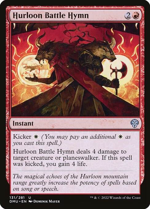Dominaria United - 131 - Hurloon Battle Hymn - Uncommon - R - Non-foil