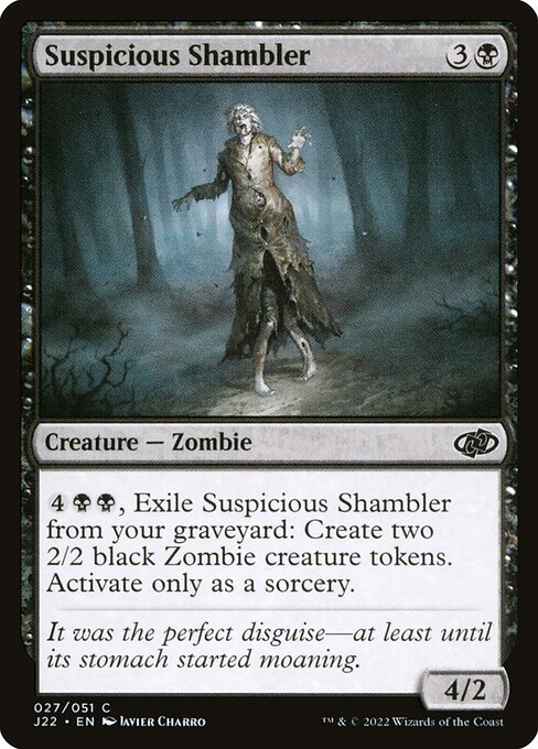 Jumpstart 2022 - 27 - Suspicious Shambler - Common - B - Non-foil
