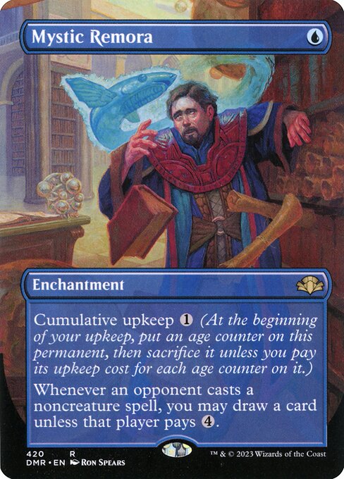 Dominaria Remastered - 420 - Mystic Remora - Rare - U - Foil