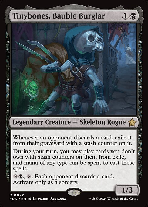 Foundations - 72 - Tinybones, Bauble Burglar - Rare - B - Non-foil