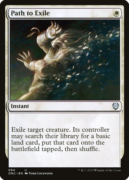 Phyrexia: All Will Be One Commander - 84 - Path to Exile - Uncommon - W - Non-foil
