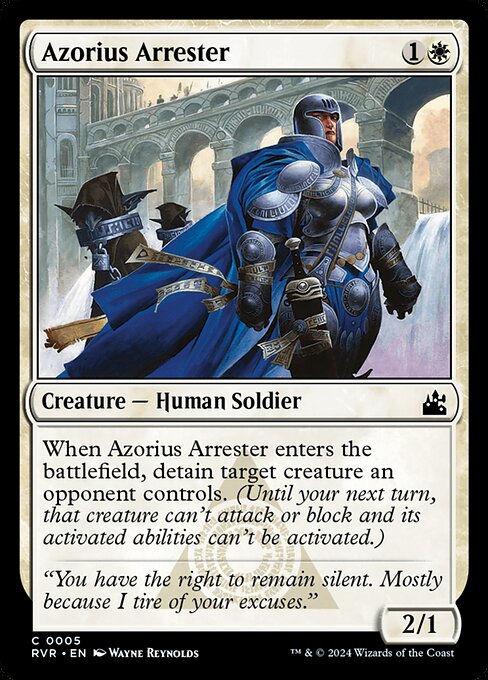 Ravnica Remastered - 5 - Azorius Arrester - Common - W - Foil