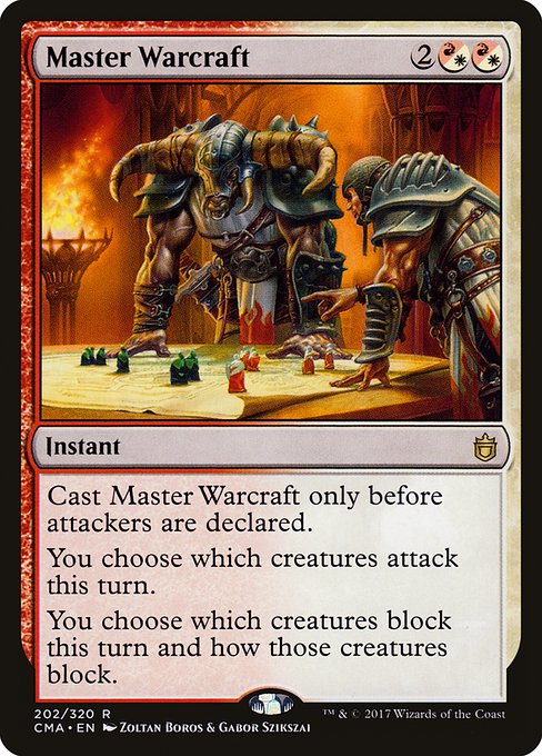 Commander Anthology - 202 - Master Warcraft - Rare - WR - Non-foil