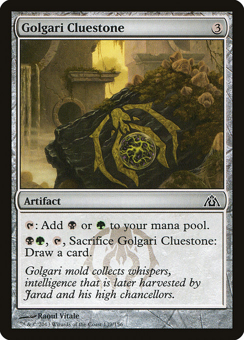 Dragon's Maze - 139 - Golgari Cluestone - Common - C - Non-foil