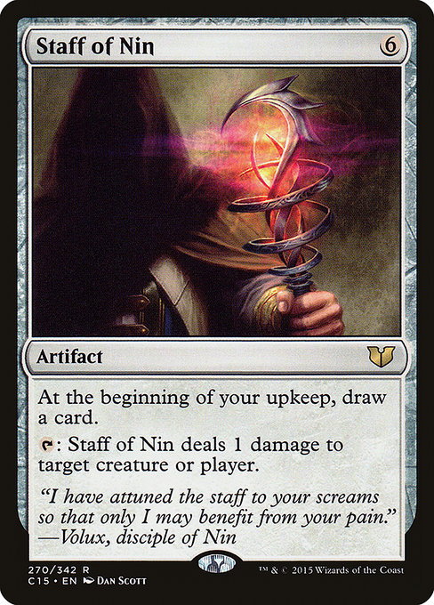 Commander 2015 - 270 - Staff of Nin - Rare - C - Non-foil