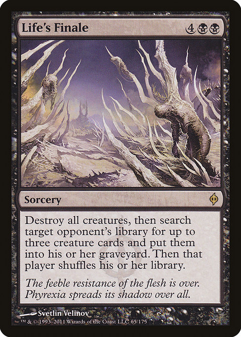 New Phyrexia - 65 - Life's Finale - Rare - B - Non-foil