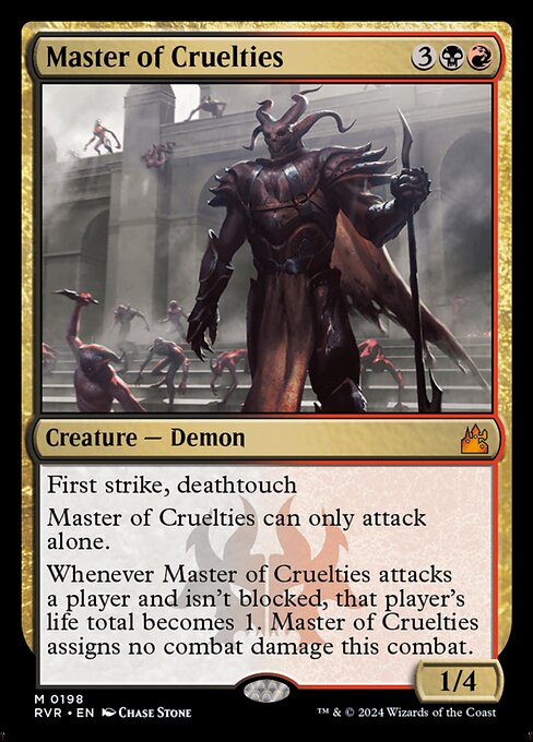 Ravnica Remastered - 198 - Master of Cruelties - Mythic - BR - Non-foil