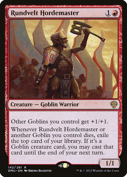 Dominaria United - 142 - Rundvelt Hordemaster - Rare - R - Non-foil